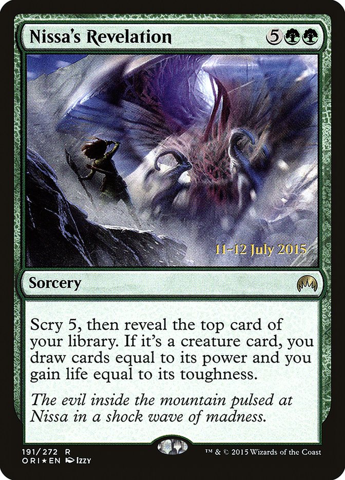 Nissa's Revelation [Magic Origins Prerelease Promos] | Exor Games Truro