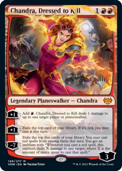 Chandra, Dressed to Kill (Promo Pack) [Innistrad: Crimson Vow Promos] | Exor Games Truro