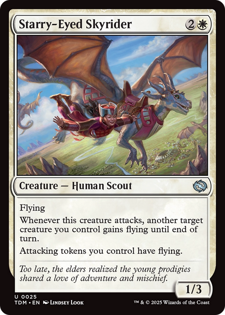 Starry-Eyed Skyrider [Tarkir: Dragonstorm] | Exor Games Truro