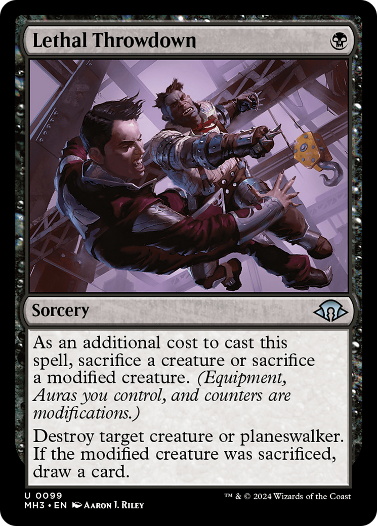Lethal Throwdown [Modern Horizons 3] | Exor Games Truro