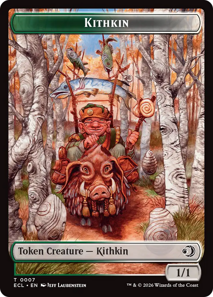 Elf // Kithkin (0007) Double-Sided Token [Lorwyn Eclipsed Tokens] | Exor Games Truro