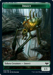 Insect // Boar Double-Sided Token [Innistrad: Crimson Vow Tokens] | Exor Games Truro