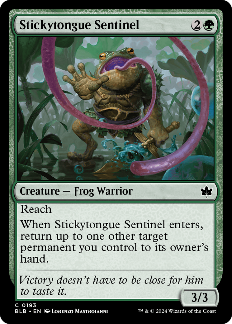 Stickytongue Sentinel [Bloomburrow] | Exor Games Truro