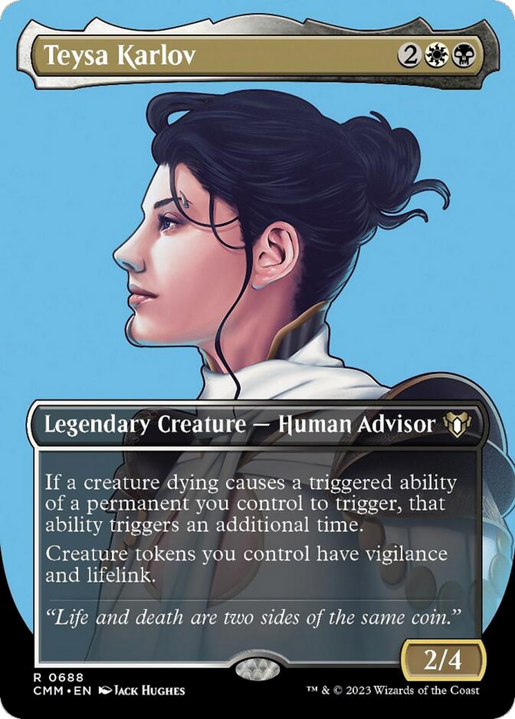 Teysa Karlov (Borderless Profile) [Commander Masters] | Exor Games Truro