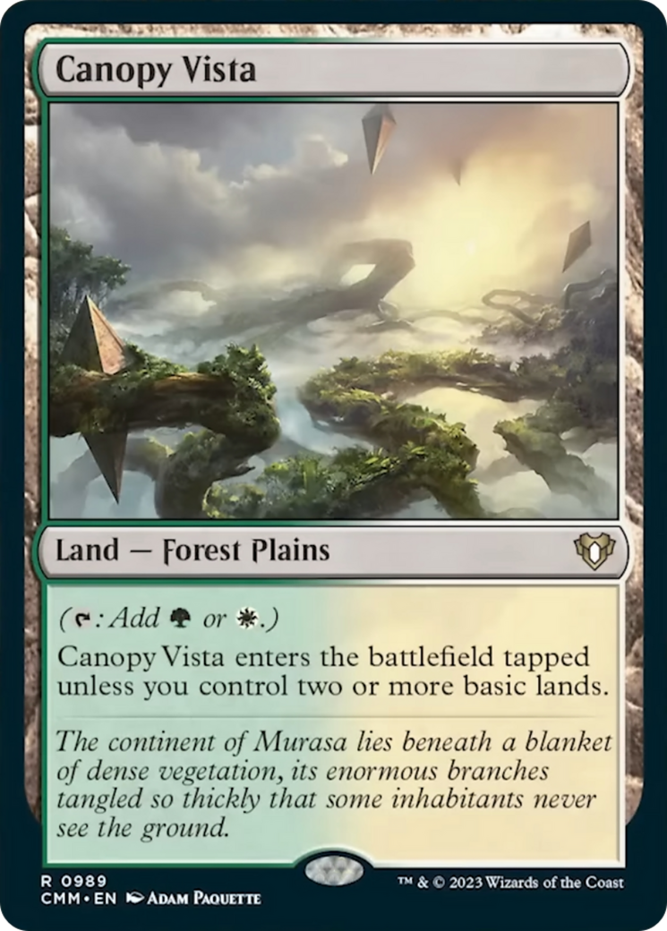 Canopy Vista [Commander Masters] | Exor Games Truro