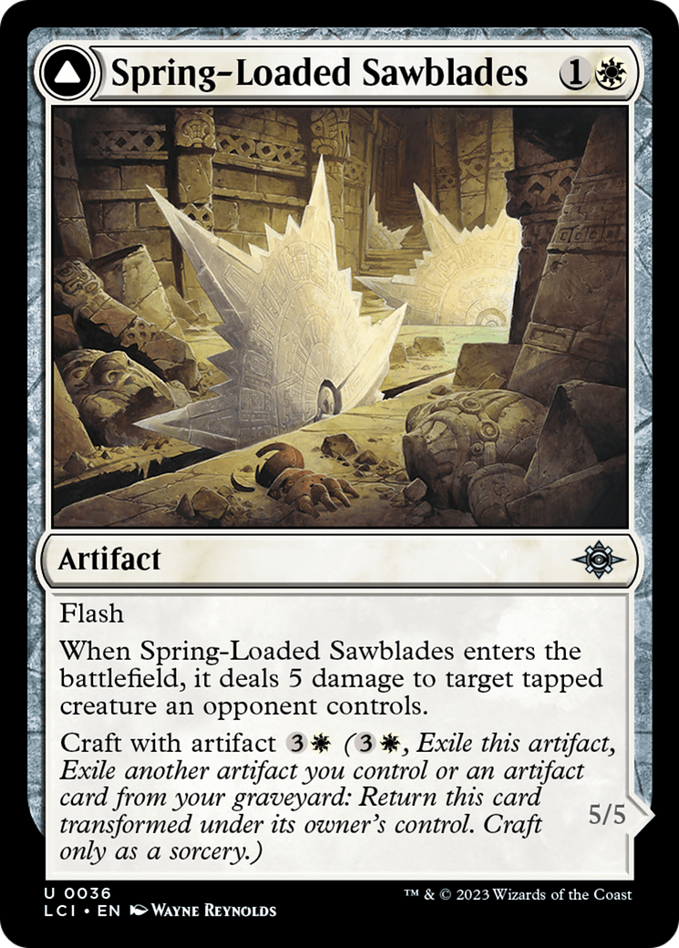 Spring-Loaded Sawblades // Bladewheel Chariot [The Lost Caverns of Ixalan] | Exor Games Truro