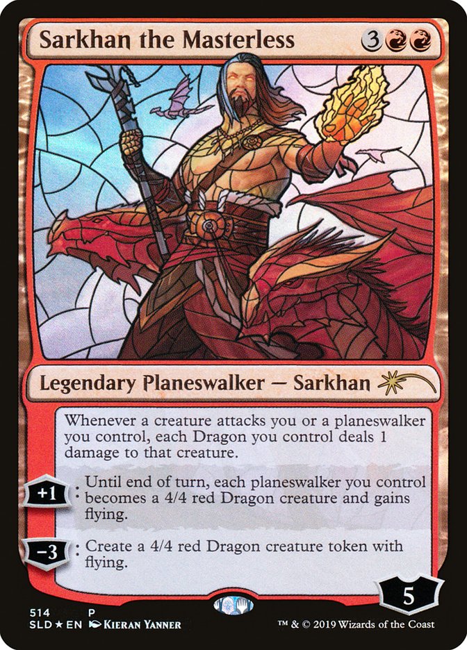 Sarkhan the Masterless (Stained Glass) [Secret Lair Drop Promos] | Exor Games Truro