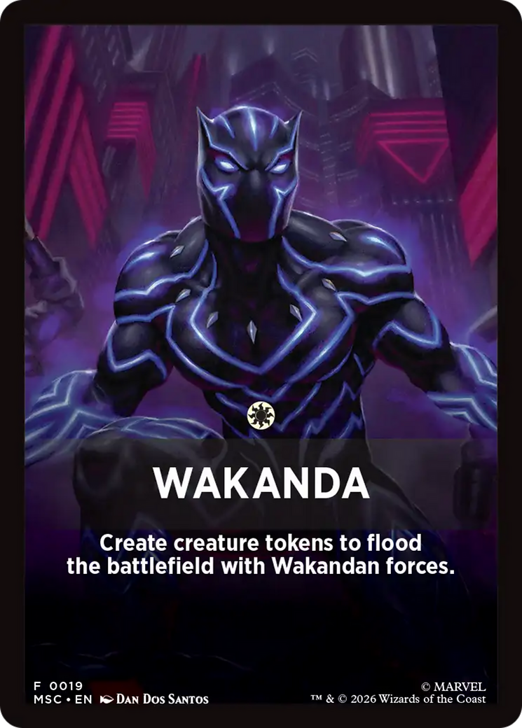 Wakanda Theme Card [Marvel Super Heroes Commander] | Exor Games Truro