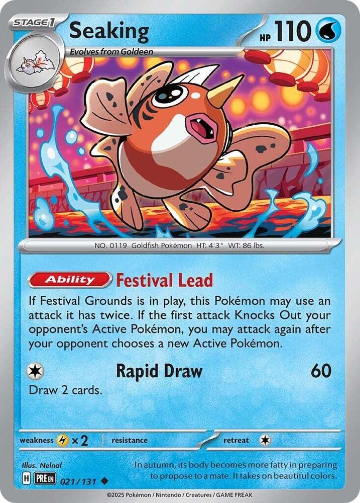 Seaking (021/131) [Scarlet & Violet: Prismatic Evolutions] | Exor Games Truro