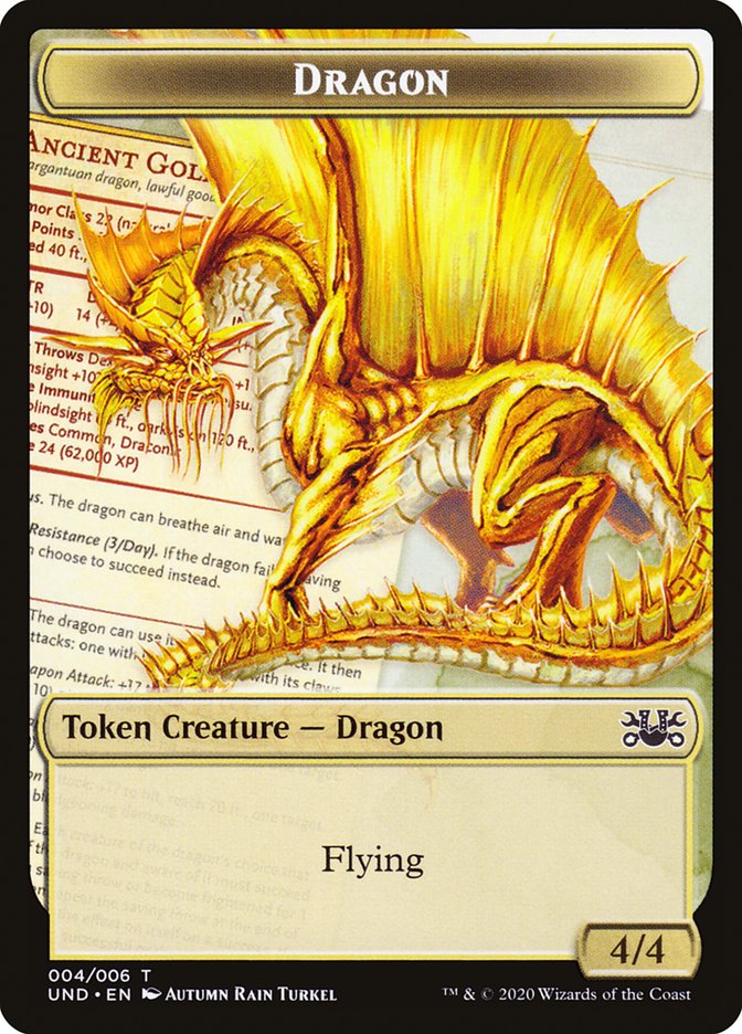 Beeble // Dragon Double-Sided Token [Unsanctioned Tokens] | Exor Games Truro