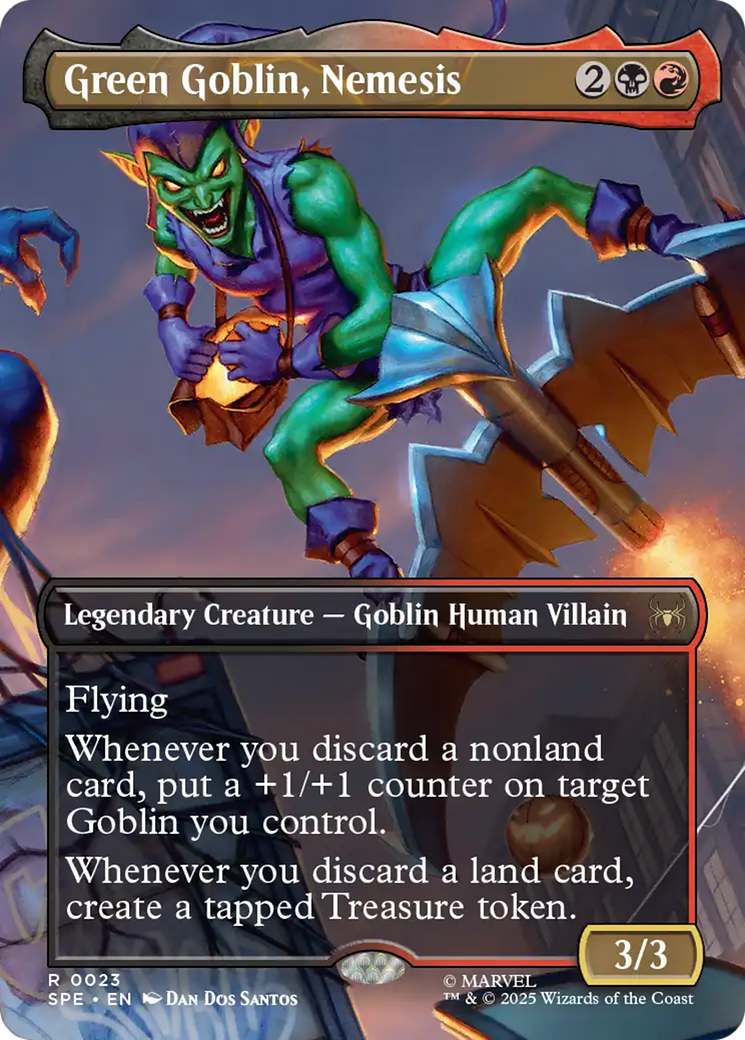 Green Goblin, Nemesis (Borderless) [Marvel's Spider-Man: Eternal-Legal] | Exor Games Truro