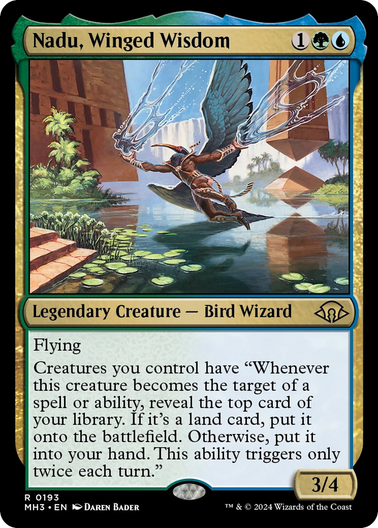 Nadu, Winged Wisdom [Modern Horizons 3] | Exor Games Truro