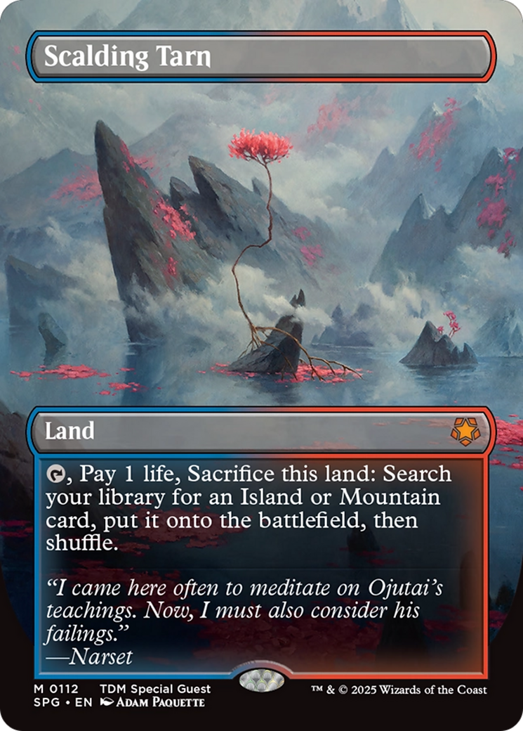 Scalding Tarn (Borderless) [Tarkir: Dragonstorm Special Guests] | Exor Games Truro