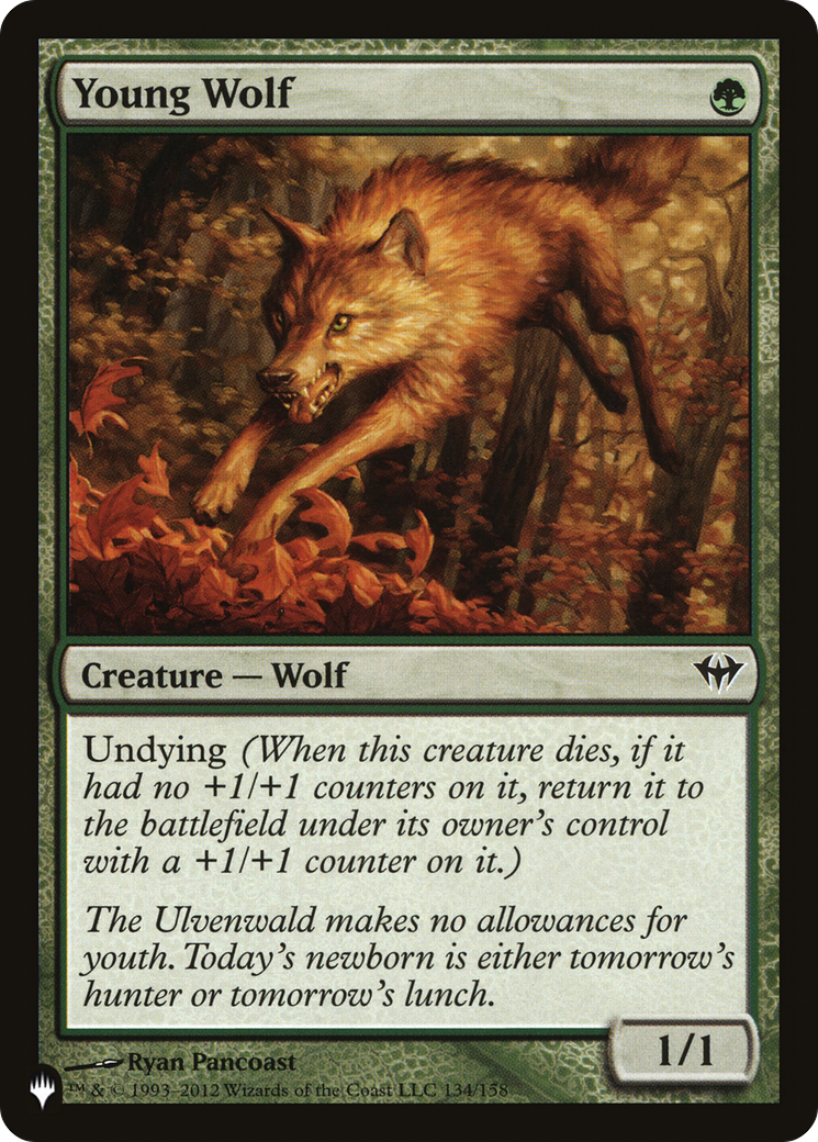 Young Wolf [The List Reprints] | Exor Games Truro