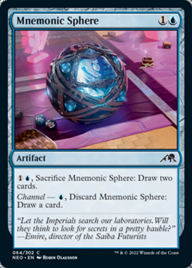 Mnemonic Sphere [Kamigawa: Neon Dynasty] | Exor Games Truro