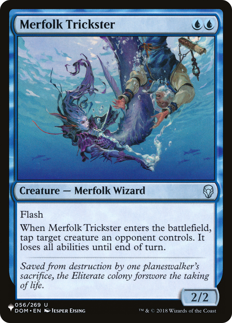 Merfolk Trickster [The List Reprints] | Exor Games Truro