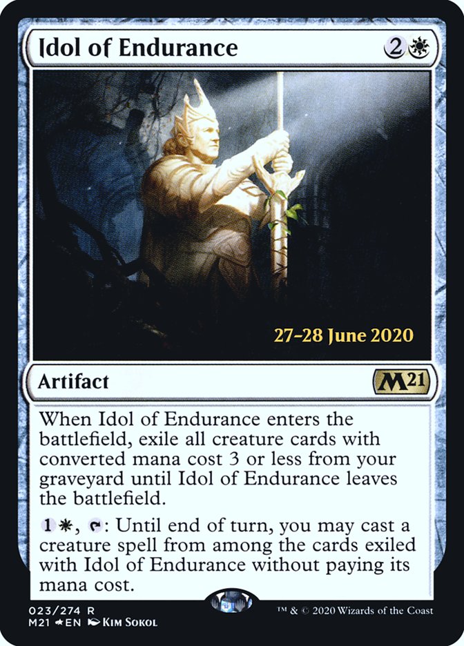 Idol of Endurance [Core Set 2021 Prerelease Promos] | Exor Games Truro