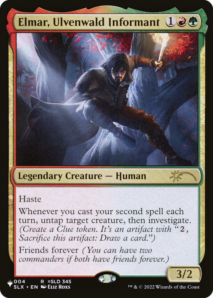 Elmar, Ulvenwald Informant [The List] | Exor Games Truro