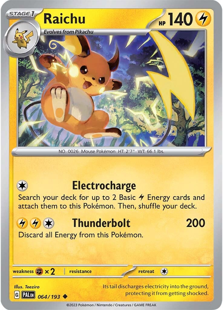 Raichu (064/193) [Scarlet & Violet: Paldea Evolved] | Exor Games Truro