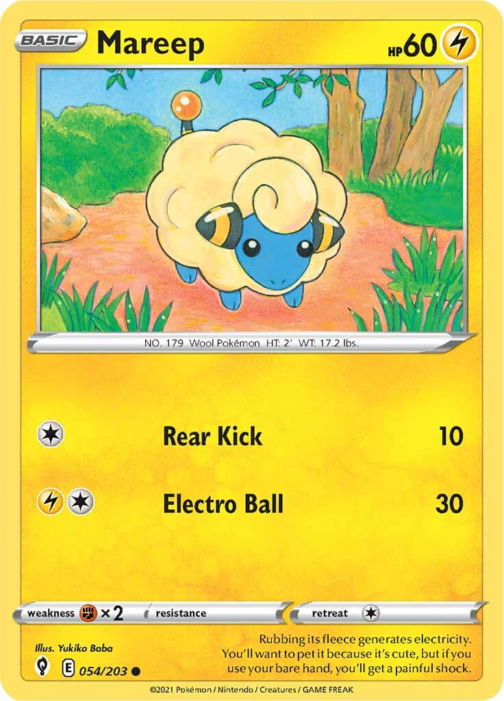 Mareep (054/203) [Sword & Shield: Evolving Skies] | Exor Games Truro