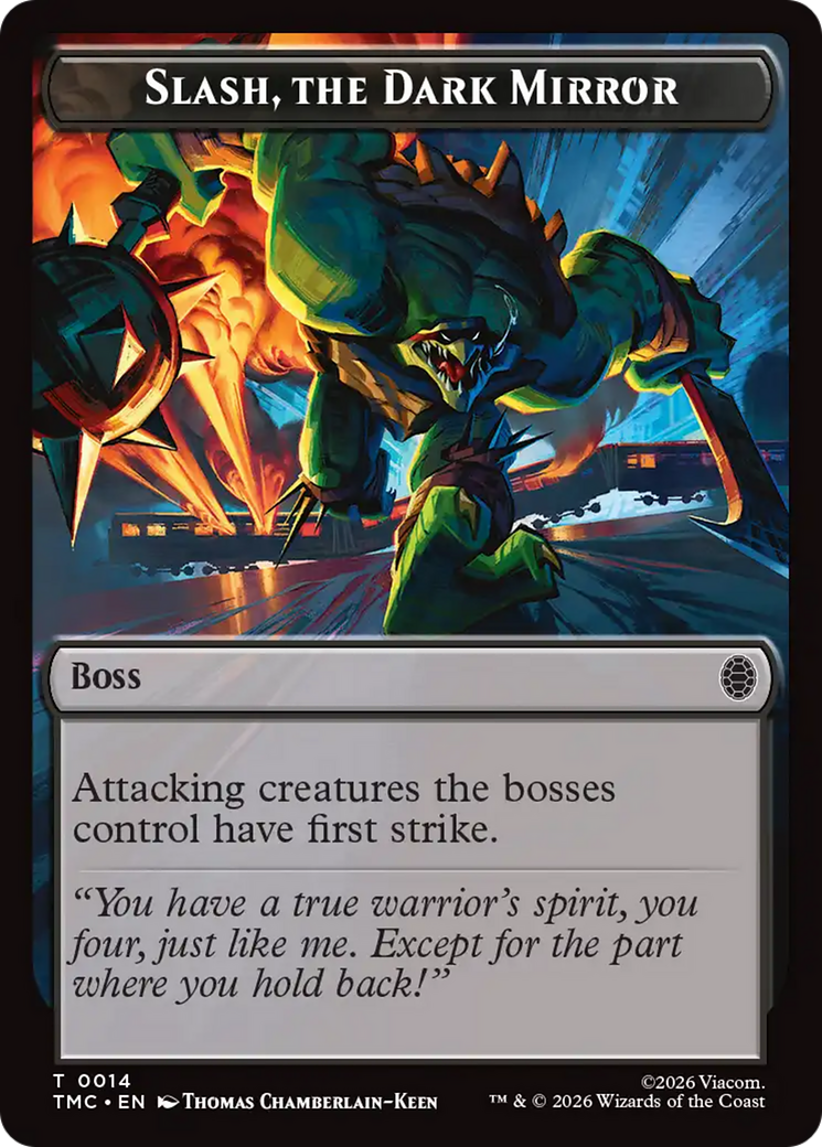 Slash, The Dark Mirror [Teenage Mutant Ninja Turtles Commander Tokens] | Exor Games Truro