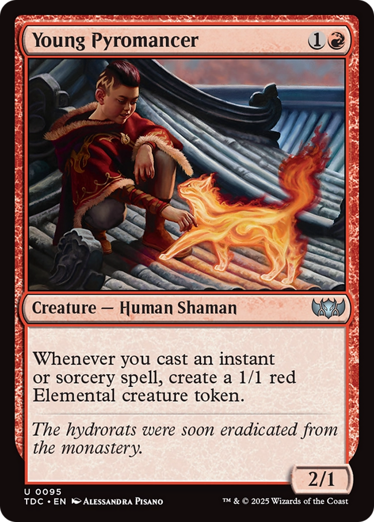 Young Pyromancer [Tarkir: Dragonstorm Commander] | Exor Games Truro