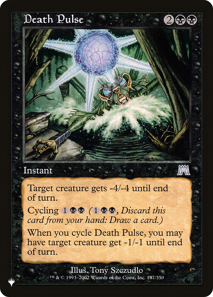 Death Pulse [The List] | Exor Games Truro