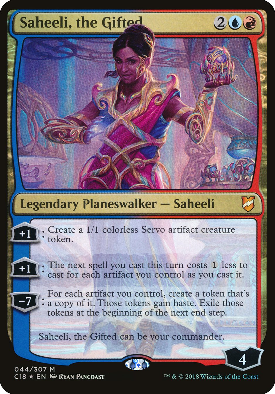 Saheeli, the Gifted (Oversized) [Commander 2018 Oversized] | Exor Games Truro