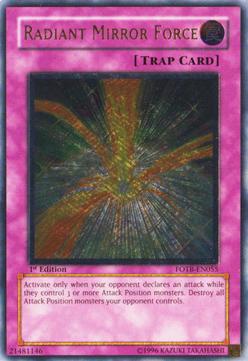 Radiant Mirror Force [FOTB-EN055] Ultimate Rare | Exor Games Truro