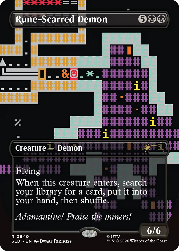 Rune-Scarred Demon [Secret Lair Drop Series] | Exor Games Truro
