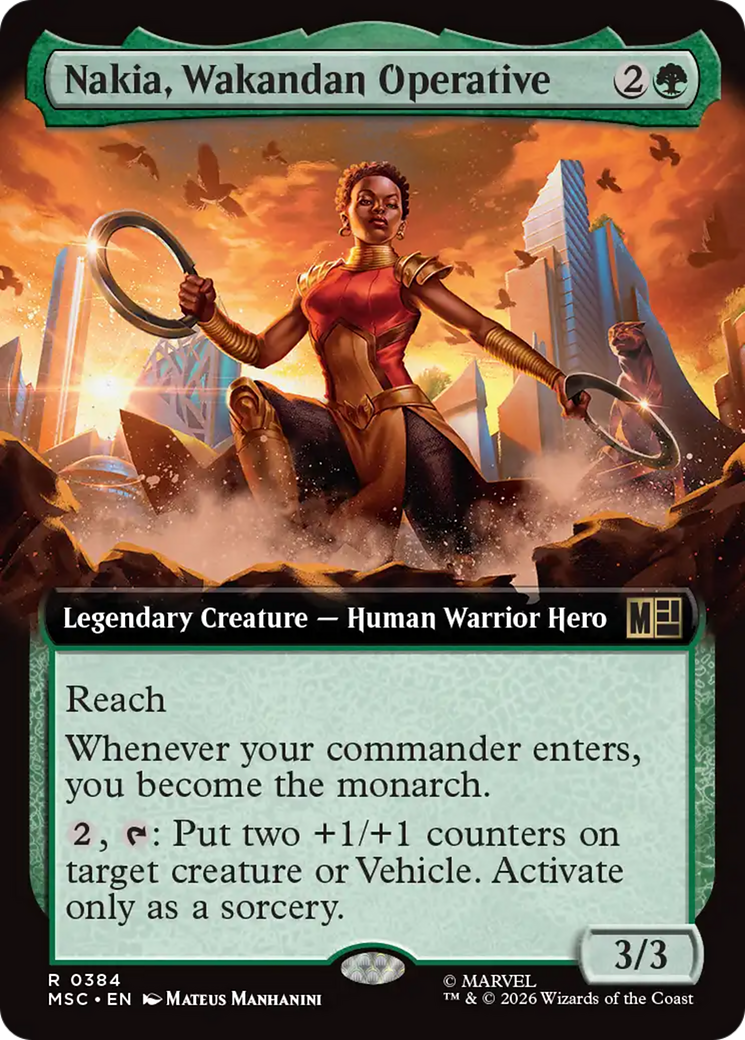 Nakia, Wakandan Operative (Extended Art) [Marvel Super Heroes Commander] | Exor Games Truro