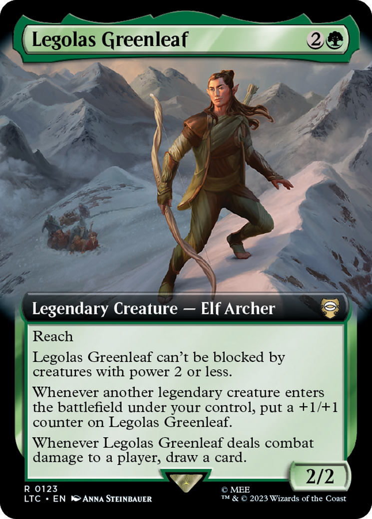 Legolas Greenleaf (Extended Art) [The Lord of the Rings: Tales of Middle-Earth Commander] | Exor Games Truro