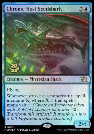 Chrome Host Seedshark [March of the Machine Prerelease Promos] | Exor Games Truro