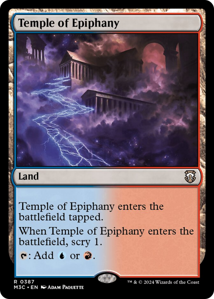 Temple of Epiphany [Modern Horizons 3 Commander] | Exor Games Truro