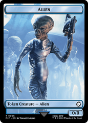 Radiation // Alien Double-Sided Token [Fallout Tokens] | Exor Games Truro