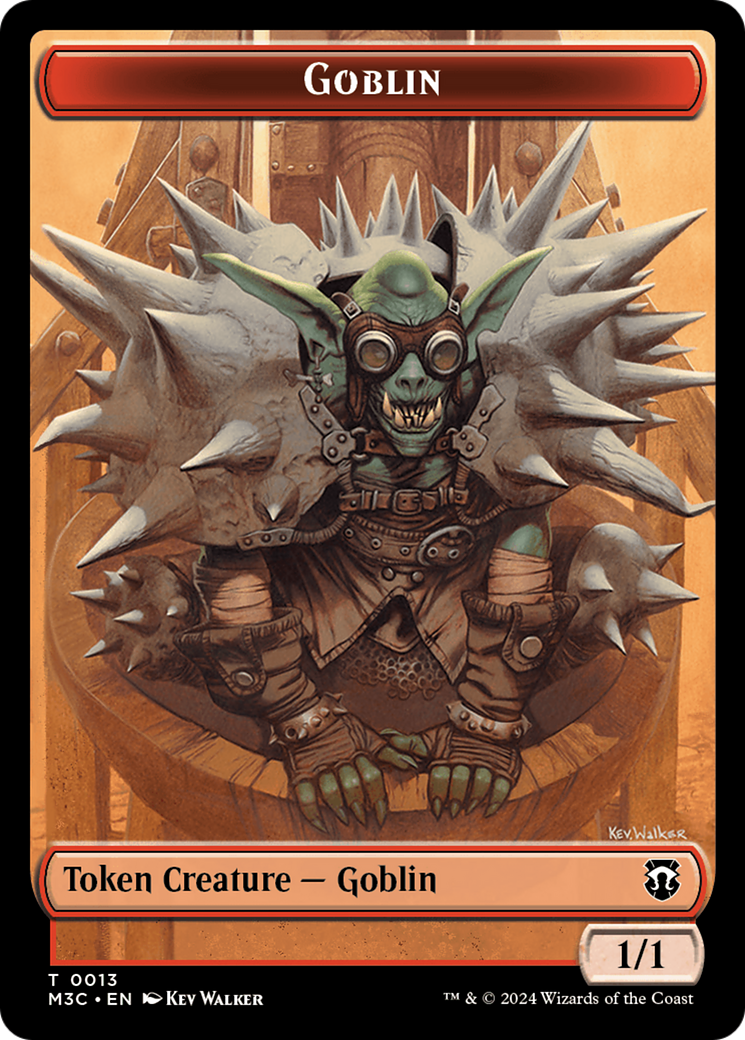 Tarmogoyf // Goblin Double-Sided Token [Modern Horizons 3 Commander Tokens] | Exor Games Truro