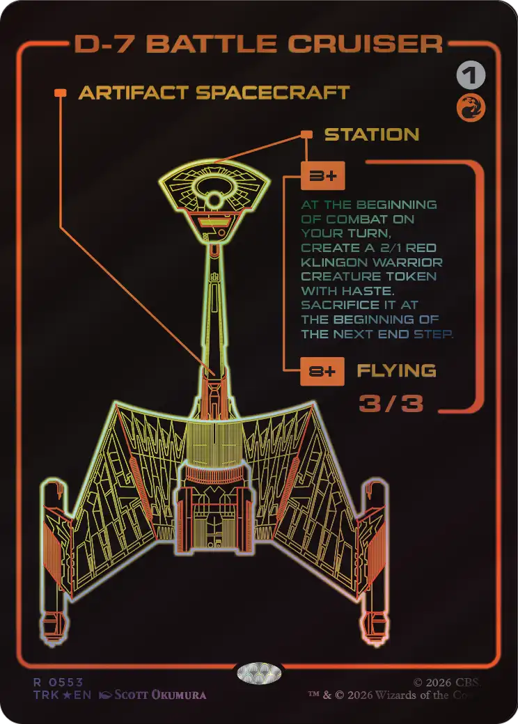 D-7 Battle Cruiser (Showcase) [Star Trek] | Exor Games Truro