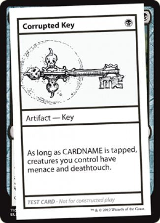 Corrupted Key (2021 Edition) [Mystery Booster Playtest Cards] | Exor Games Truro