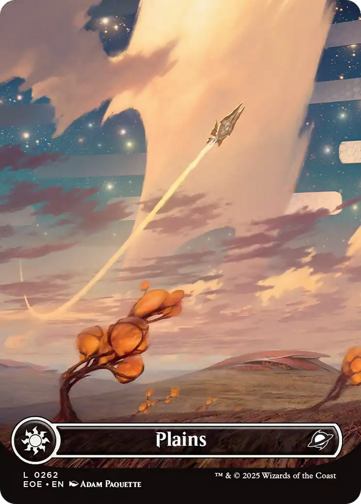 Plains (0262) (Borderless) [Edge of Eternities] | Exor Games Truro
