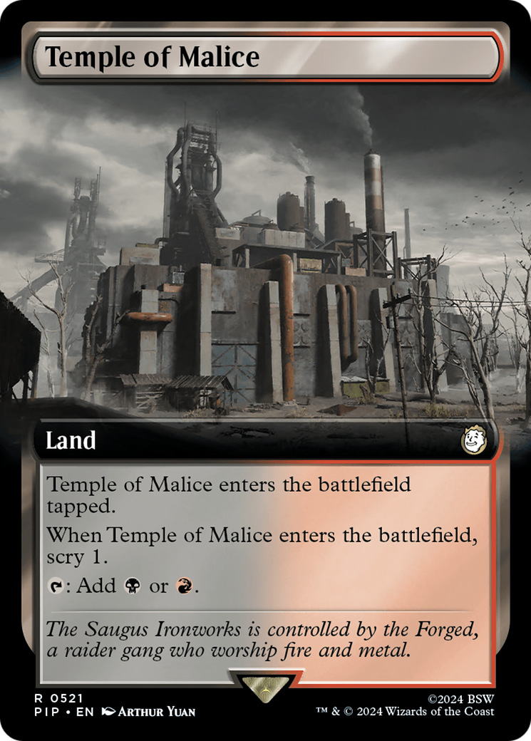 Temple of Malice (Extended Art) [Fallout] | Exor Games Truro