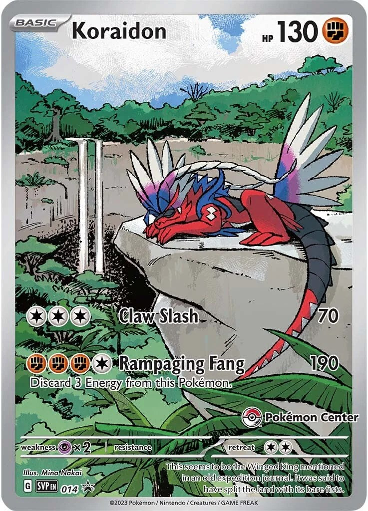 Koraidon (124/198) (Pokemon Center Exclusive) [Scarlet & Violet: Black Star Promos] | Exor Games Truro