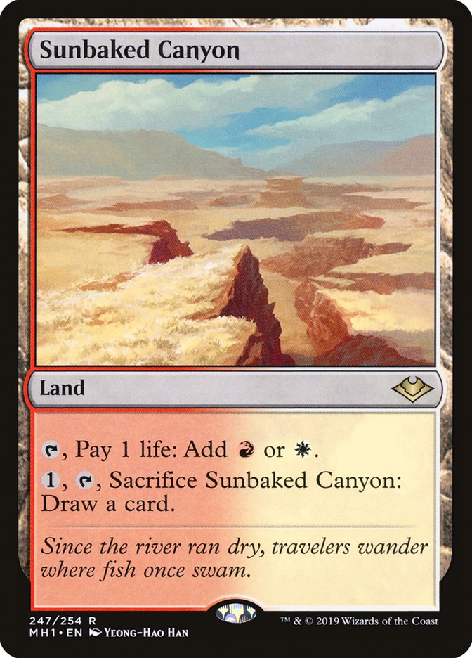 Sunbaked Canyon [Modern Horizons] | Exor Games Truro