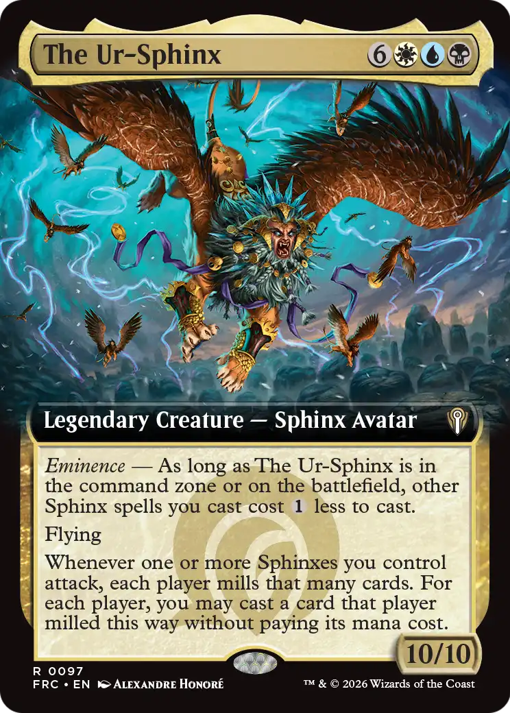 The Ur-Sphinx (Extended Art) [Reality Fracture Commander] | Exor Games Truro