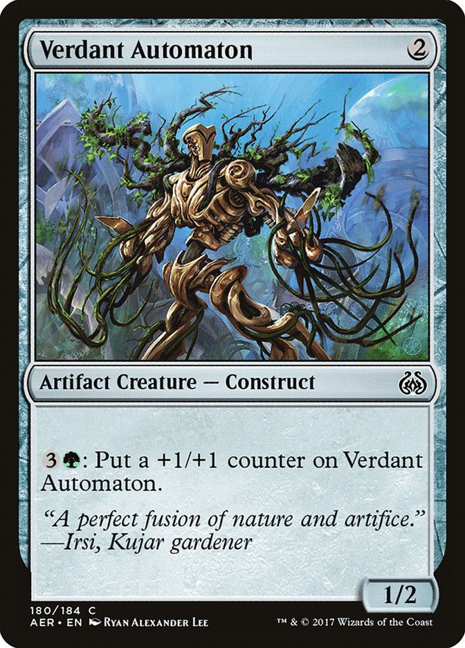 Verdant Automaton [Aether Revolt] | Exor Games Truro