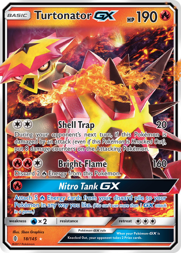 Turtonator GX (18/145) [Sun & Moon: Guardians Rising] | Exor Games Truro