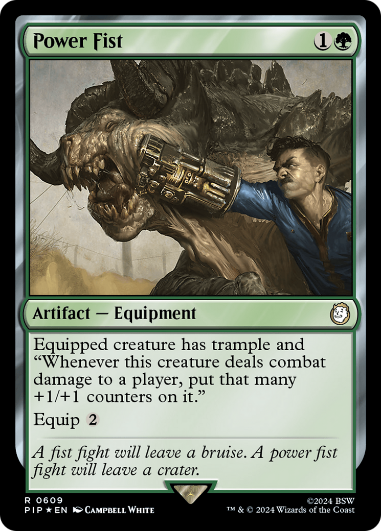 Power Fist (Surge Foil) [Fallout] | Exor Games Truro