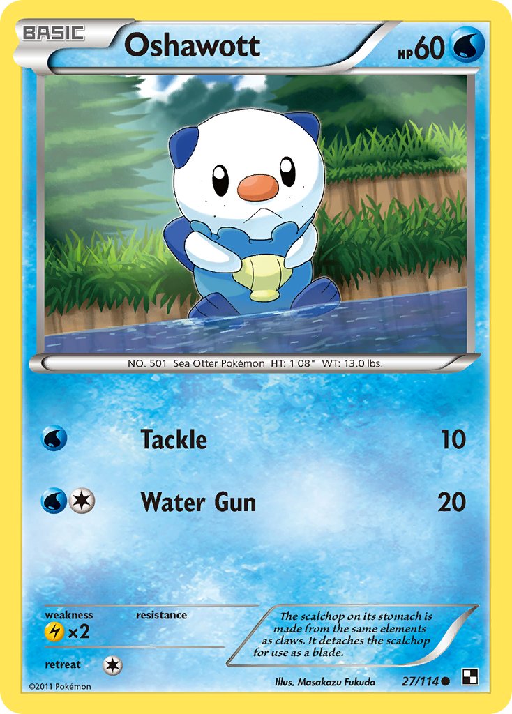 Oshawott (27/114) [Alternate Art Promos] | Exor Games Truro