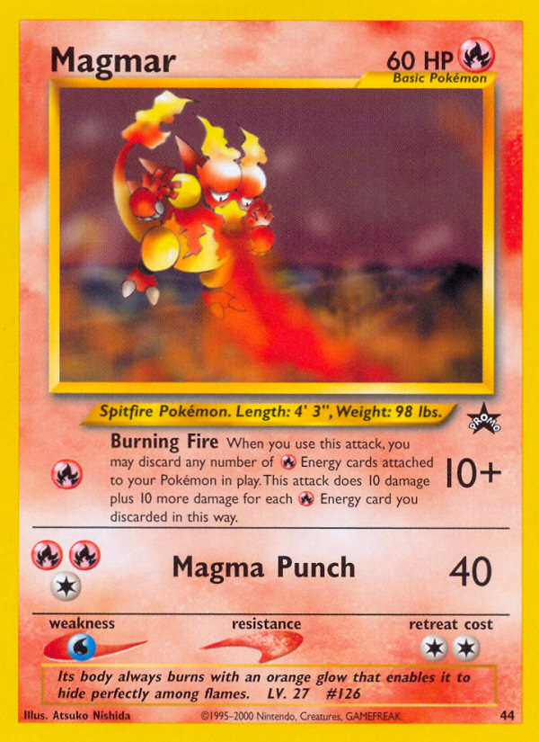 Magmar (44) [Wizards of the Coast: Black Star Promos] | Exor Games Truro