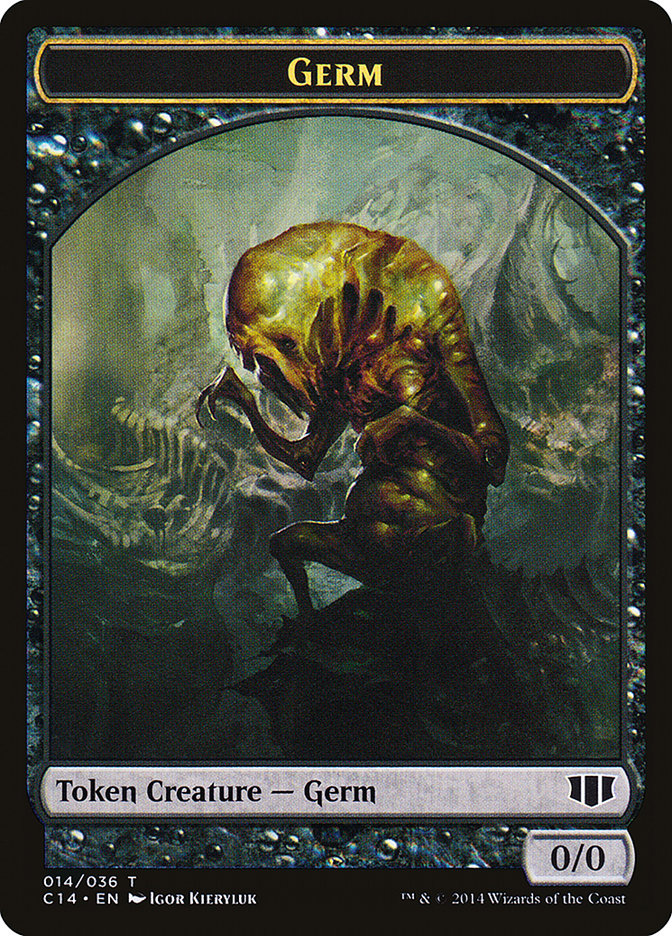 Stoneforged Blade // Germ Double-Sided Token [Commander 2014 Tokens] | Exor Games Truro