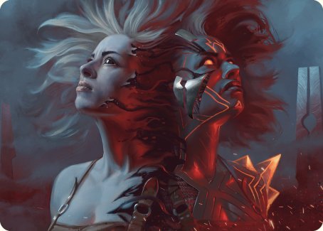 Thrill of Possibility Art Card [Phyrexia: All Will Be One Art Series] | Exor Games Truro